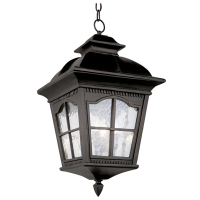 Trans Globe Lighting 5421 BK 3 Light Hanging Lantern in Black